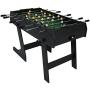 Sunnydaze Folding Foosball Table - 48 Inch Indoor Rod Hockey - Hollow Metal Rods - Space Saving Design for Family Game Room, Bar or Recreational Room
