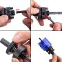 LANIAKEA 1-7/8-Inch Bi-Metal Hole Saw 48MM M42 Annular Hole Cutter HSS Variable Tooth Pitch Holesaw Set with Arbor Blue for Home DIYer