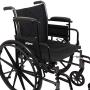 ProBasics Lightweight Wheelchair for Adults with Flip Back Desk Arms and Swing-Away Foot Rests - 16'' x 16'' Seat
