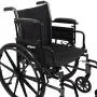 ProBasics Lightweight Wheelchair for Adults with Flip Back Desk Arms and Swing-Away Foot Rests - 16'' x 16'' Seat