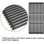 Hongso 18 1/4 x 24 3/4 Inch Porcelain Cast Iron Cooking Grill Grates for Charbroil 463241314, 463241313, 463247109, 466241313, 466241314, 466242014, 466242314, Tru-Infrared 3 Burner Grills, PCB007