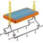 SELEWARE 17.5'' X 8.2'' Non Slip Wooden Swing Seat , Hanging Wooden Tree Swing Seat with 65'' Metal Chain Plastic Coated and Snap Hook Swing Set for Adult Kid Indoor Outdoor Playground Backyard, Blue SELEWARE 17.5'' X 8.2'' Non Slip Wooden Swing Seat , Hanging Wooden Tree Swing Seat with 65'' Metal Chain Plastic Coated and Snap Hook Swing Set for Adult Kid Indoor Outdoor Playground Backyard, Blue