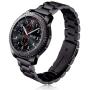 V-MORO Metal Strap Compatible with Gear S3 Frontier/Classic Band/Galaxy Watch 46mm Bands 22mm Solid Stainless Steel Business Bracelet for Samsung Gear S3 Smartwatch/Galaxy Watch 46mm R800 Space Gray