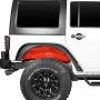Hooke Road Rear Inner Fender Liners Compatible with Jeep Wrangler JK & Unlimited 2007-2018 (Bright Red)