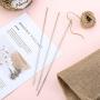 3 Pieces 12 Inch Upholstery Needle Long Straight Hand Needle Stainless Steel Hand Sewing Needle Sewing Upholstery Needle for Webbing, Sewing Edges and Stitching Through Padding, Arts Crafts Projects