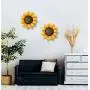 GIFTME 5 Metal Sunflower Wall Art Decor (12 Inch Yellow) GIFTME 5 Metal Sunflower Wall Art Decor (12 Inch Yellow)