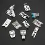 11PCS Multifunctional Domestic Sewing Machine Parts Press Foot Spare Parts Sew Machine Accessories Kit Set(Clear Box) 11PCS Multifunctional Domestic Sewing Machine Parts Press Foot Spare Parts Sew Machine Accessories Kit Set(Clear Box)