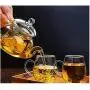 Suns Tea 32oz (950 ml) Ultra Clear | Lead-free | No Metal or Plastic Parts | Borosilicate Glass Teapot & See-thru Glass Infuser - For Loose Tea, Bagged and Flowering Teas Suns Tea 32oz (950 ml) Ultra Clear | Lead-free | No Metal or Plastic Parts | Borosilicate Glass Teapot & See-thru Glass Infuser - For Loose Tea, Bagged and Flowering Teas