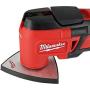 Milwaukee 2626-20 M18 18V Lithium Ion Cordless 18,000 OPM Orbiting Multi Tool with Woodcutting Blades and Sanding Pad with Sheets Included (Battery Not Included, Power Tool Only)