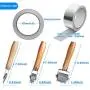 FCHO Car Sound Deadening Roller Metal Installation Tool 3 Pcs Seam Roller with 66 Feet Aluminum Foil Tape Finishing Sealing Tape, for Car Sound Deadening Installation