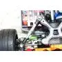 for Traxxas Ford GT 4-Tec 2.0 (83056-4) Upgrade Parts Aluminum Rear Tie Rods with Stabilizer - 3Pc Set Black