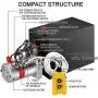 Mophorn 12V/DC Hydraulic Pump 15 Quart/ 3.9 Gallon Double Acting Metal Reservoir Hydraulic Pump Unit Remotely Controlled for Dump Trailer (15 Quart,Double Acting) Mophorn 12V/DC Hydraulic Pump 15 Quart/ 3.9 Gallon Double Acting Metal Reservoir Hydraulic Pump Unit Remotely Controlled for Dump Trailer (15 Quart,Double Acting)