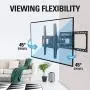 Mounting Dream TV Mount Full Motion TV Wall Mounts for 26-55 inch, Some up to 65 inch LED, LCD Flat Screen TV, Wall Mount Bracket up to VESA 400 x 400mm 99 lbs. Fits 16”, 18”, 24” Wood Studs MD2380-24 Mounting Dream TV Mount Full Motion TV Wall Mounts for 26-55 inch, Some up to 65 inch LED, LCD Flat Screen TV, Wall Mount Bracket up to VESA 400 x 400mm 99 lbs. Fits 16”, 18”, 24” Wood Studs MD2380-24