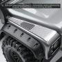 RC Crawler Grille, Metal Anti-Skid Plate Intake Grille RC Upgrade Part for Traxxas TRX-4 1:10 RC Car Crawler