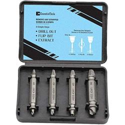 Damaged Screw Extractor Kit and Stripped Screw Extractor Set. Its A HassleFree Broken Bolt Extractor and Screw Remover Set