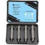 Damaged Screw Extractor Kit and Stripped Screw Extractor Set. Its A HassleFree Broken Bolt Extractor and Screw Remover Set