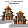 Microworld J060 Beijing Temple of Heaven Model Building Kits Toys Famous Architecture DIY 3D Metal Puzzle Jigsaw Laser Cut Brain Teaser Puzzles