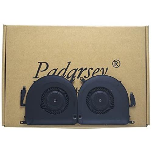 Padarsey Replacement CPU Cooling Fan Left and Right Set for 15'' Apple MacBook Pro A1398 2013 2014 2015 Series, Compatible Part Number KDB06105HCA03AEL KD06105HCA04AEM