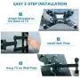 Full Motion TV Wall Mount Bracket for 13-45 Inch TV JUSTSTONE Wall TV Mount Swivel Durable Arms Anti- Glaring Min VESA 75x75mm(3''x3''), Max VESA 200x200mm(8''x8'') up to 55LBS