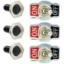 Etopars 3 X Heavy Duty 20A 125V 15A 250V SPST 2 Terminal Pin ON/OFF Rocker Toggle Switch Flick Metal Waterproof Cap Knob Etopars 3 X Heavy Duty 20A 125V 15A 250V SPST 2 Terminal Pin ON/OFF Rocker Toggle Switch Flick Metal Waterproof Cap Knob