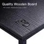 Coleshome Computer Desk 47'', Modern Simple Style Desk for Home Office, Sturdy Writing Desk,Black Coleshome Computer Desk 47'', Modern Simple Style Desk for Home Office, Sturdy Writing Desk,Black