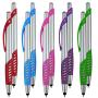 Stylus Pen, 2 in 1 Capacitive Stylus & Ballpoint Click Pen with Comfort Grip for Universal Touchscreen Devices, Tablets,iPad, iPhone 6,6 Plus, iPod, Android, Samsung Galaxy(Silver 10 Pack)