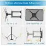 PERLESMITH Heavy Duty TV Wall Mount for Most 32-55 Inch Flat Curved TVs with Swivels Tilts & Extends - Full Motion TV Mount Fits LED, LCD, OLED 4K TVs Up to 88 lbs Max VESA 400x400 PERLESMITH Heavy Duty TV Wall Mount for Most 32-55 Inch Flat Curved TVs with Swivels Tilts & Extends - Full Motion TV Mount Fits LED, LCD, OLED 4K TVs Up to 88 lbs Max VESA 400x400
