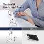 ESR Metal Kickstand Case Compatible with iPhone 12/Compatible with iPhone 12 Pro (2020) [Patented Design] [Two-Way Stand] [Reinforced Drop Protection] Flexible TPU Soft Back, 6.1'' - Clear