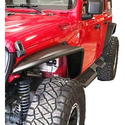 4 Tube Fender Flares Front Rear Compatible with Jeep Wrangler JL JLU 2 4 Door 2018 2019 2020