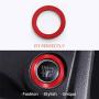 5 PCS for Honda Civic 10th Gen Audio Speaker Cover Engine Start Stop Button Emblem, AC Switch Temperature Climate Knob Ring, Interior Accessories(Red)