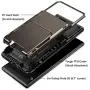 Vofolen for Galaxy Note 20 Case 5G Wallet 4-Card Flip Cover Credit Card Holder ID Slot Back Hidden Pocket Dual Layer Protective Hybrid Hard Shell TPU Bumper Armor for Samsung Note 20 6.7 Gun Metal