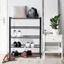 Titan Mall Shoes Rack for Closets Free Standing Shoe Rack 5 Tier Shoe Rack Metal Shoe Rack Shoe Organizer 25 Inch Wide Shoe Tower Shelf Storage Titan Mall Shoes Rack for Closets Free Standing Shoe Rack 5 Tier Shoe Rack Metal Shoe Rack Shoe Organizer 25 Inch Wide Shoe Tower Shelf Storage