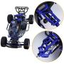 Hobbypark Aluminum Front & Rear Suspension A-Arms Set,Tie Bar for 1/10 Traxxas Slash 2WD RC Car Upgrade Parts Hop Ups, Replacement of 2555 3631 2532