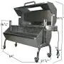 TITAN GREAT OUTDOORS BBQ Rotisserie Grill w/Roaster Spit and Glass Hood, 125 lbs. TITAN GREAT OUTDOORS BBQ Rotisserie Grill w/Roaster Spit and Glass Hood, 125 lbs.