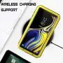 Galaxy Note 9 Case,Lilycase Armor Heavy Duty Hybrid Aluminum Metal Shockproof Military Shockproof Hard Cover for Samsung Galaxy Galaxy Note 9 Newest (Yellow)