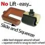 iPrimio No Lift - Bed and Furniture Stopper - Requires No Lifting of Your Bed - It Works - Caster Cups Keeps Bed and Furniture from Sliding Bed Caster Stopper. Solid Rubber (4 Pack, Brown) iPrimio No Lift - Bed and Furniture Stopper - Requires No Lifting of Your Bed - It Works - Caster Cups Keeps Bed and Furniture from Sliding Bed Caster Stopper. Solid Rubber (4 Pack, Brown)