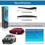 WTI New Replacement Accessories Parts Rear Windshield Wiper Kits Set Arm Blade For 2005-2008 DG Magnum & CR 300C Touring & 2007-2009 DG Nitro SUV Fit 5140654AA,05140654AB WTI New Replacement Accessories Parts Rear Windshield Wiper Kits Set Arm Blade For 2005-2008 DG Magnum & CR 300C Touring & 2007-2009 DG Nitro SUV Fit 5140654AA,05140654AB