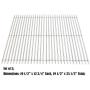 Direct Store Parts DS114 Solid Stainless Steel Cooking grids Replacement for Weber Genesis E and S Series Gas Grills, Lowes Model Grills, Weber Original Part 7528 (Aftermarket Parts)