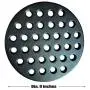 KAMaster Cast Iron Fire Grate for Big Green Egg 9'' Charcoal Fire Grate Fit for Large BGE Grill Round Charcoal Grate Grid High Heat Plate BBQ Bottom Parts Replacement Accessories KAMaster Cast Iron Fire Grate for Big Green Egg 9'' Charcoal Fire Grate Fit for Large BGE Grill Round Charcoal Grate Grid High Heat Plate BBQ Bottom Parts Replacement Accessories