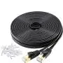 Jadaol Cat 7 Ethernet Cable 25 ft Shielded (SSTP), High Speed Solid Flat Internet Lan Computer patch cord, faster than Cat5e/Cat5/cat6, Durable Rj45 Cat7 network Wire for Router,Modem, Xbox, PS-Black Jadaol Cat 7 Ethernet Cable 25 ft Shielded (SSTP), High Speed Solid Flat Internet Lan Computer patch cord, faster than Cat5e/Cat5/cat6, Durable Rj45 Cat7 network Wire for Router,Modem, Xbox, PS-Black