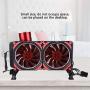 Laptop Cooling Fan,Notebook Computer Water-Cooled Set PC Liquid Cooling Kit,Water Row Water Pump Fan Water Tank Mounting Accessories,Contains All The Bits Need Easy to Installation