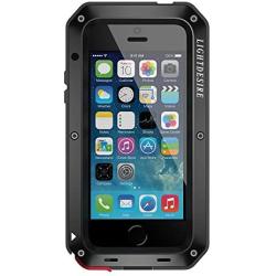 iPhone 6S Plus Case, Metal 5.5 Inch Aluminum LIGHTDESIRE Extreme Water Military Bumper Heavy Duty Cover case for iPhone 6 Plus (Black)