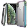 Raptic Shield, Compatible with Apple iPhone Xs Max (Formerly Defense Shield) Military Grade Drop Tested, Anodized Aluminum, TPU, Polycarbonate Protective Case for Apple iPhone Xs Max, Iridescent