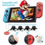 E·Durable Joycon Joystick Replacement 4-Pack 3D Replacement Joystick Analog Thumb Stick for Nintendo Switch 2 Joy-con Metal Latch Triwing Cross Screwdriver Joycon Joystick Replacement Tools