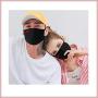 Fashion Cotton Face Protection Unisex Washable Reusable with Cute Heart Pattern