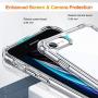 ESR Air Armor Designed for iPhone SE 2020 Case/iPhone 8 Case [Shock-Absorbing] [Scratch-Resistant] [Military Grade Protection] Hard Polycarbonate + Flexible Polymer Frame, for iPhone SE 2020/8, Clear