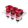 JIANFA Toggle Switch,Dc 12v Metal wire drawing face plate Car Toggle Switch with LED Indicator For For Racing Sport Competitive Car (RED) JIANFA Toggle Switch,Dc 12v Metal wire drawing face plate Car Toggle Switch with LED Indicator For For Racing Sport Competitive Car (RED)