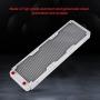 Richer-R Aluminum Radiator,White Heatsink Cooler Cooling Kit,Heat Sink Computer Water Cooling Liquid Heat Exchanger(360mm)