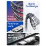 USB Type C Cable 3A Fast Charging [2-Pack 3.3ft], JSAUX USB-A to USB-C Charge Braided Cord Compatible with Samsung Galaxy S10 S9 S8 S20 Plus A51 A11,Note 10 9 8, PS5 Controller, USB C Charger(Grey)