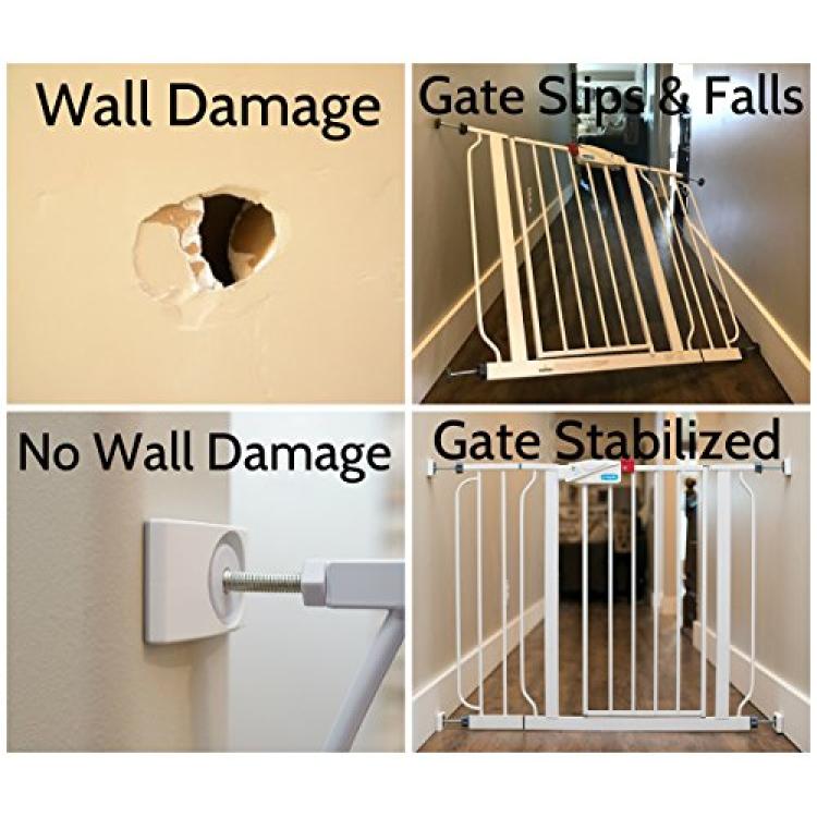 Wall Nanny - Baby Gate Wall Protector (Made in USA) Protect Walls ...